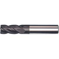 Fraise en bout &agrave; h&eacute;lice asym&eacute;trique, 1/2" dia., 3" lo, 4 cannelures, 1/2" tige, Carbure Waymarc Industries Inc