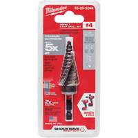 Foret &eacute;tag&eacute; #4 Shockwave Impact Duty, 3/16" - 7/8", Incr&eacute;ments de 1/16", Titane Waymarc Industries Inc
