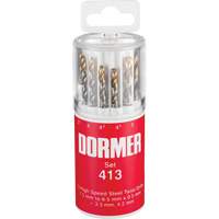 Jobber Drill Bit Set, 13 Pieces, High Speed Steel Waymarc Industries Inc