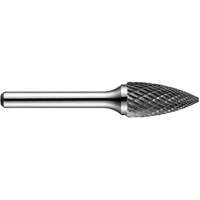 Pointed Tree Rotary Burr, SG-50DC, 1/2" Dia., 1/4" Shank, 1" Depth of Cut Waymarc Industries Inc