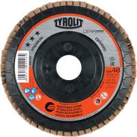 Flap Disc, 4-1/2" x 5/8"-11, Type 27, 40 Grit, Ceramic TCT367 | Waymarc Industries Inc