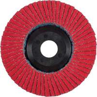 Flap Disc, 4-1/2" x 5/8"-11, Type 27, 40 Grit, Ceramic TCT367 | Waymarc Industries Inc