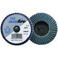 Mini-disque &agrave; lamelles R884P BlueFire, 3" x Type 27, Grain P40, Alumine de zirconium Waymarc Industries Inc