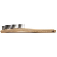 Brosse de nettoyage, Acier inoxydable, 4 x 19 rangs de fils, Longueur 13-11/16" Waymarc Industries Inc