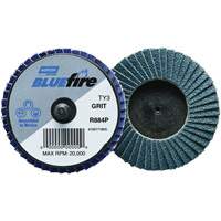Mini disques &agrave; lamelles BlueFire R884P, 2" x Type 27, Grain 40, Alumine de zirconium Waymarc Industries Inc
