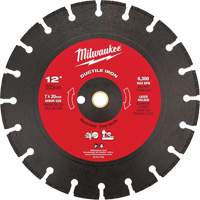 Lame de scie circulaire pour la fonte ductile, 12", Pour Fonte ductile Waymarc Industries Inc