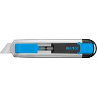 Secunorm 525 Retractable Safety Knife with Blunt Tip Blade, 18 mm, Aluminum Handle Waymarc Industries Inc