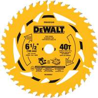 Lame de scie circulaire &agrave; charpente, 6-1/2", 40 dents, Pour Bois Waymarc Industries Inc
