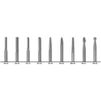 CLE-LINE 1855 Double Cut Carbide Burr Set, 9 Pieces Waymarc Industries Inc