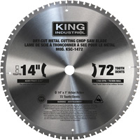 Lame de scie &agrave; tronçonner, 14", 72 dents, Pour M&eacute;tal Waymarc Industries Inc