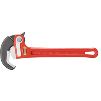 RapidGrip Pipe Wrench, 1" Jaw Capacity, 10" Long Waymarc Industries Inc