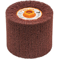 Tambour de conditionnement de surface Blendex, 4-1/2" dia. x 4" la, 5/8"-11 Arbre, Grain Moyen Waymarc Industries Inc