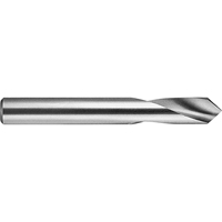 Spotting Drill, Bright, Regular Length, 1/4", High Speed Steel, 90° Point Waymarc Industries Inc