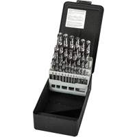 Stub Length Drill Bit Set, 29 Pieces, High Speed Steel Waymarc Industries Inc