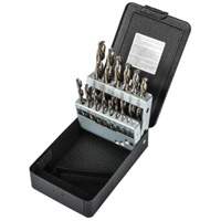 Jobber Length Drill Bit Set, 15 Pieces, High Speed Steel Waymarc Industries Inc