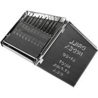 Jobber Length Drill Bit Set, 20 Pieces, High Speed Steel Waymarc Industries Inc