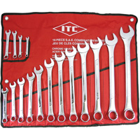 ICW-16 Professional Raised Panel Wrench Set, Combination, 16 Pieces, Imperial Waymarc Industries Inc