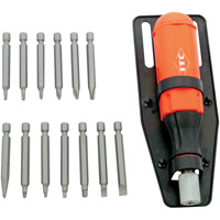 15-Piece Multi-Bit Screwdriver Set, Plastic Handle Waymarc Industries Inc