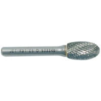 Fraise ovale, 1/4" dia., 1/4" Tige, 3/8" Prof. de la coupe Waymarc Industries Inc