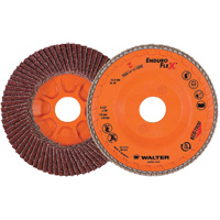 Disque &agrave; lamelles Enduro-Flex, 4-1/2" x 7/8", Type 27, Grain 40, Alumine de zirconium Waymarc Industries Inc