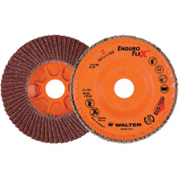 Disque &agrave; lamelles Enduro-Flex, 5" x 7/8", Type 27, Grain 40, Alumine de zirconium Waymarc Industries Inc