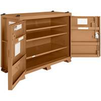 Monster Box Cabinet, Steel, 52 Cubic Feet, Beige Waymarc Industries Inc