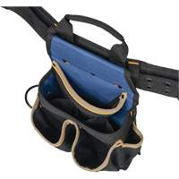 20 Pocket Tool Belt Combo, Polyester, Black Waymarc Industries Inc