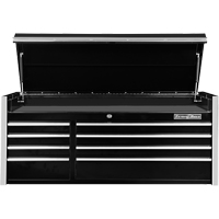 Extreme Tools<sup>®</sup> RX Series Top Tool Chest, 54-5/8" W, 8 Drawers, Black TEQ498 | Waymarc Industries Inc