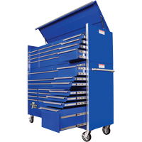 Extreme Tools<sup>®</sup> RX Series Top Tool Chest, 72" W, 12 Drawers, Blue TEQ504 | Waymarc Industries Inc