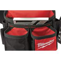 Contractor Work Belt With  Suspension Rig, Nylon, Black Waymarc Industries Inc