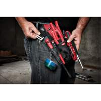 Compact Utility Pouch, Multiple Tool Holder, Nylon, 7 Pockets Waymarc Industries Inc