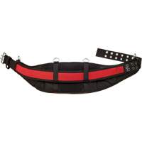Padded Work Belt, Nylon, Black/Red TEQ846 | Waymarc Industries Inc