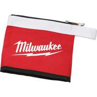 Multi-Size Zipper Pouches - Set of 3, Canvas, 3 Pockets, Black/Red Waymarc Industries Inc