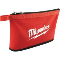 Coloured Zippered Pouches - Set of 3, Canvas, 3 Pockets, Black/Red Waymarc Industries Inc
