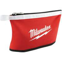 Coloured Zippered Pouches - Set of 3, Canvas, 3 Pockets, Black/Red Waymarc Industries Inc