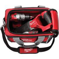 Packout Tool Bag, Ballistic Nylon, 2 Pockets, Black/Red Waymarc Industries Inc