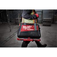 Packout Tool Bag, Ballistic Nylon, 8 Pockets, Black/Red Waymarc Industries Inc
