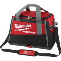 Packout Tool Bag, Ballistic Nylon, 8 Pockets, Black/Red Waymarc Industries Inc