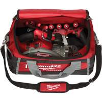 Packout Tool Bag, Ballistic Nylon, 8 Pockets, Black/Red Waymarc Industries Inc