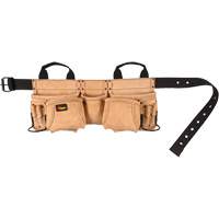 Carpenter's Tool Belt, Leather, Tan Waymarc Industries Inc