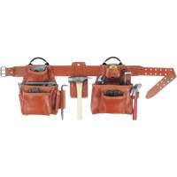 Deluxe Tool Belt Combo, Leather, Tan Waymarc Industries Inc