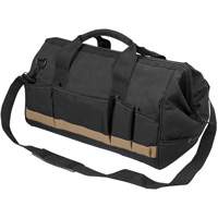 MEGAMOUTH Tool Bag, Polyester, 25 Pockets, Black Waymarc Industries Inc