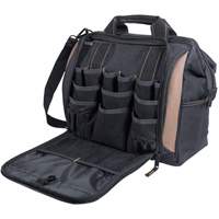 Multi-Compartment Tool Carrier, Polyester, 33 Pockets, Black Waymarc Industries Inc