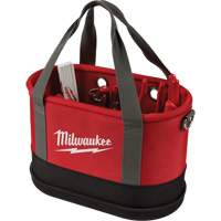 Aerial Utility Oval Bag, Ballistic Nylon, 14 Pockets, Black/Red Waymarc Industries Inc