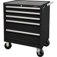 Chariot &agrave; outils industriel, 5 tiroirs, 27" la x 18-3/4" p x 31-1/2" h, Noir Waymarc Industries Inc