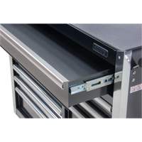 Industrial Tool Cart, 11 Drawers, 41" W x 18-3/4" D x 39-1/3" H, Black Waymarc Industries Inc