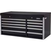 Industrial Tool Chest, 41" W, 10 Drawers, Black Waymarc Industries Inc
