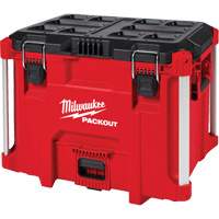 Packout™ XL Tool Box, 21-4/5" W x 15-1/2" D x 16-9/10" H, Black/Red TER128 | Waymarc Industries Inc