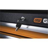 GSX Series Tool Chest, 26" W, 4 Drawers, Black/Orange TER208 | Waymarc Industries Inc