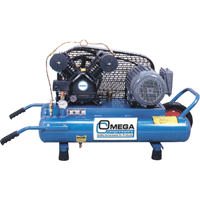 Compresseurs d'air s&eacute;rie entrepreneur, &eacute;lectrique, 6,6 gal. (8 gal. US), 125 PSI, 115/1 V Waymarc Industries Inc